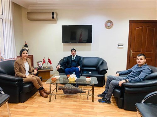 Doğanşehir Adliyesi Hakiminden Kaymakamımıza Ziyaret