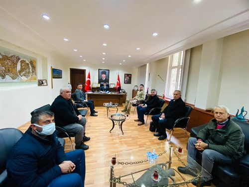 Şoförler Odasından Kaymakamımıza Ziyaret