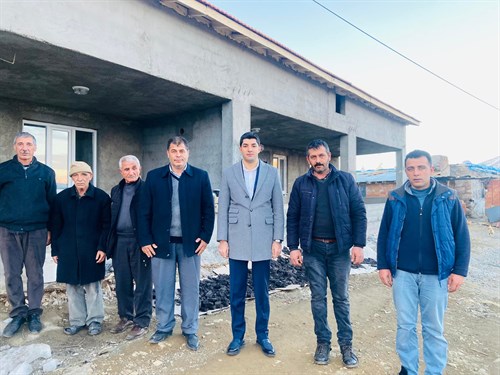 Kaymakamımızdan Yangında Zarar Gören Ailemize Ziyaret